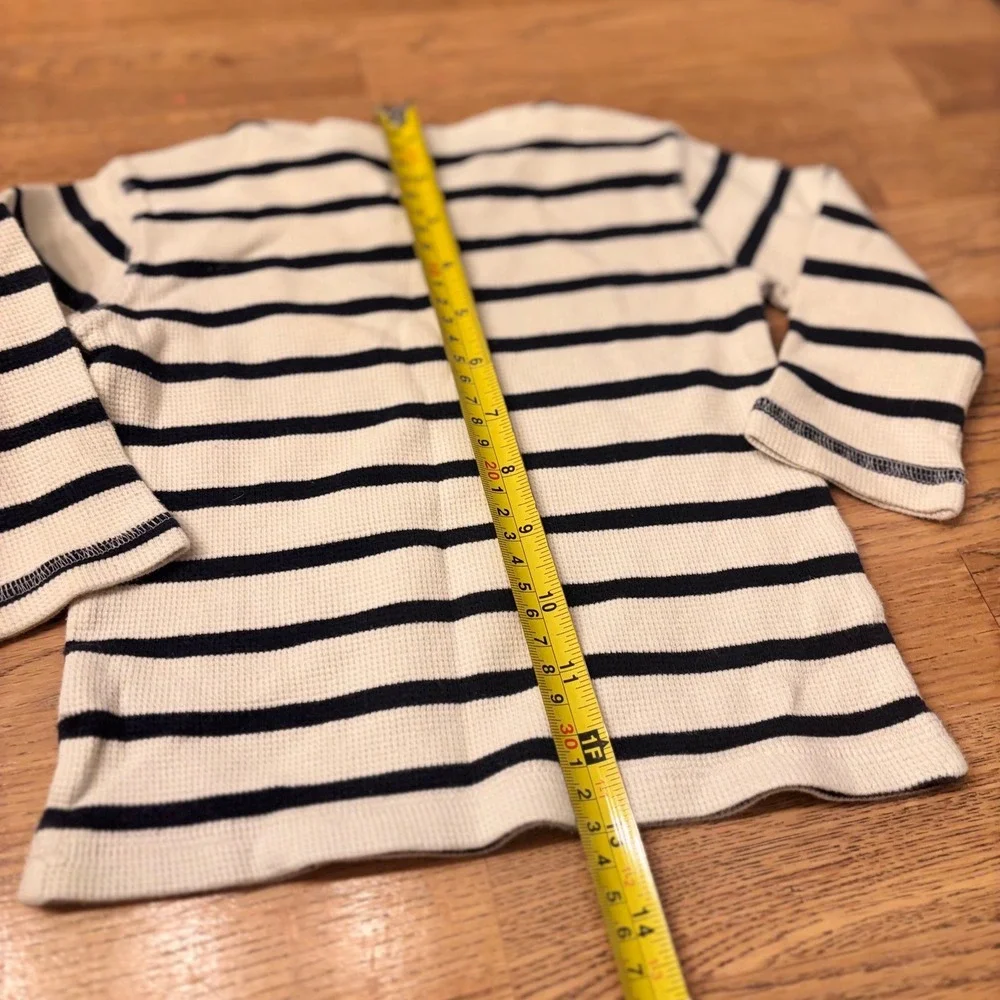 OshKosh B'gosh Baby‎ Boys Striped Thermal Long Sleeve Shirt Size 18 Months